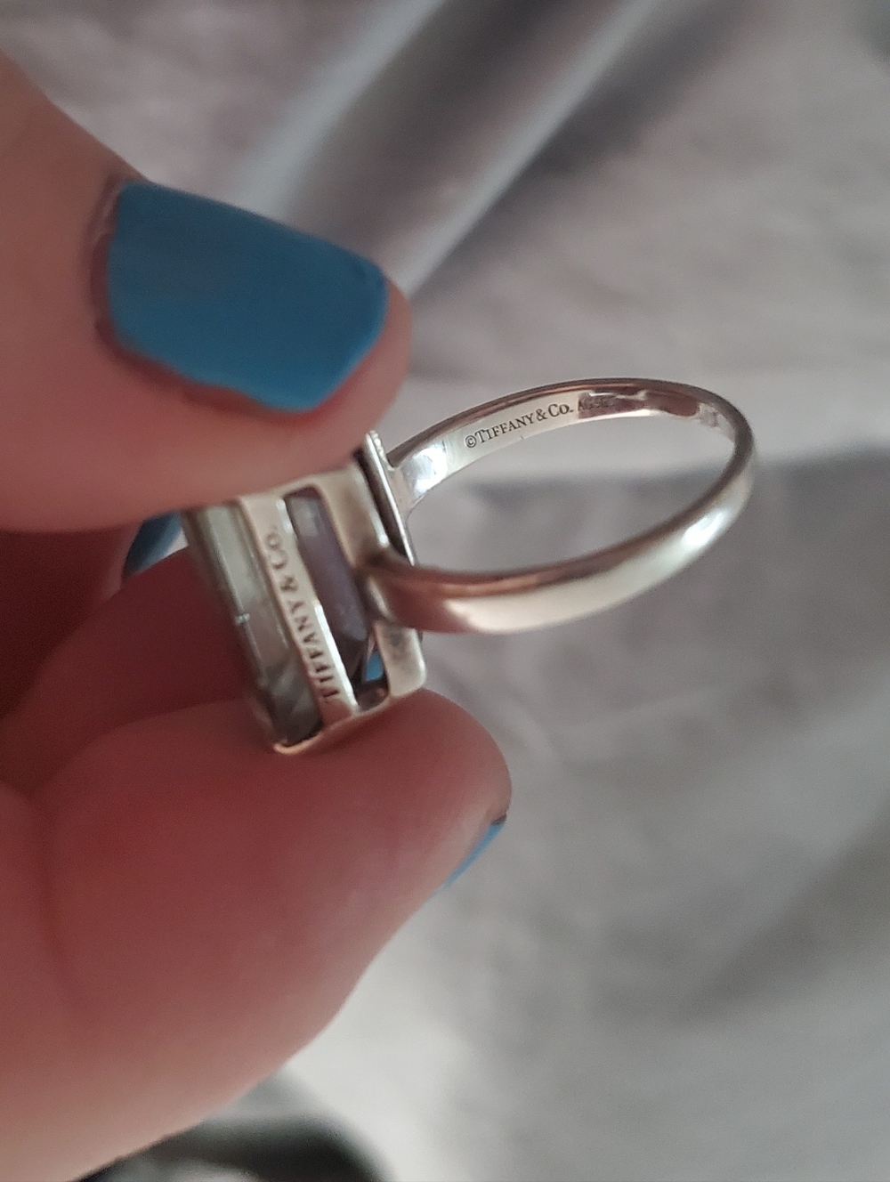 Size 8 Tiffany & Co. 9 Carat Emerald Cut Prasiolite - Picture 13 of 13